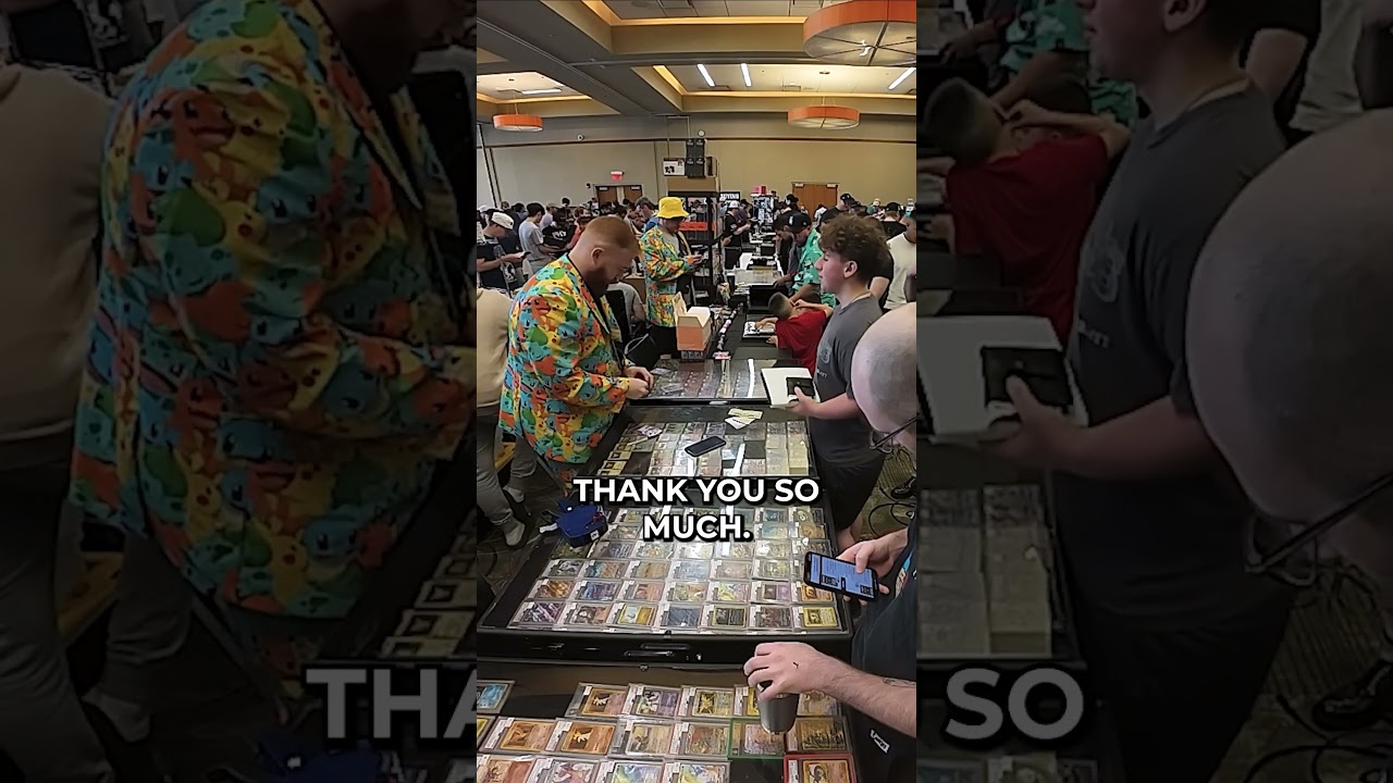 Mega Evolutions Charizard trade!!! He had to double back!!