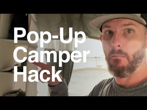 DIY Pop-Up Camper Shelves for Storage