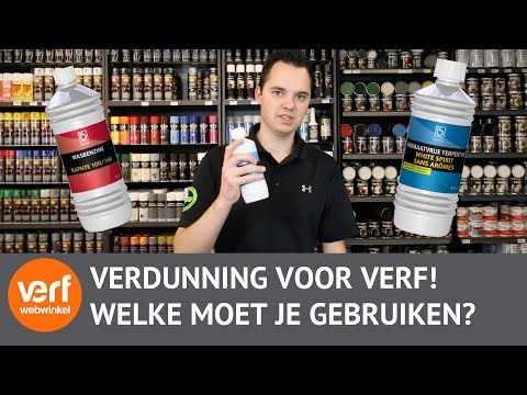 Welk verdunningsmiddel moet je gebruiken voor verf? | Schilderstips