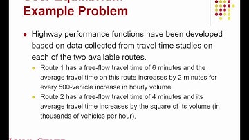 Lecture 04 Traffic Assignment