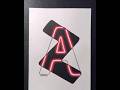 "This drawing is specially made for people with letter A ❤️"