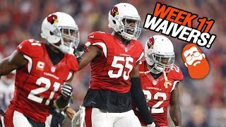 Waiver Wire Pickups Week 11 Fantasy Football 2018