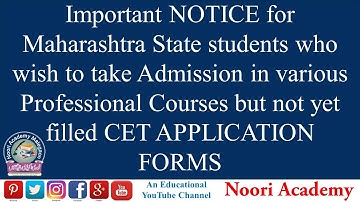 CET Cell Reopen Website for Registration of CET Related Courses 2020
