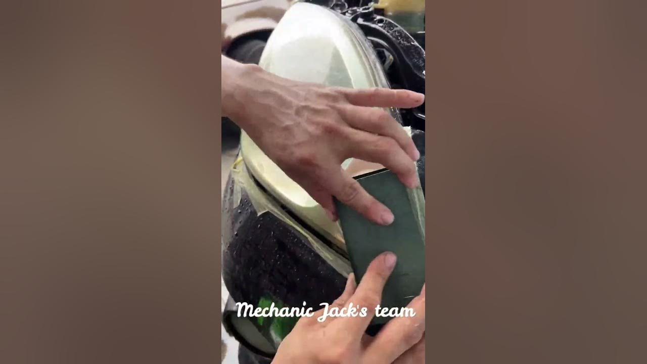 Yellow Headlight Restoration With Acetone Vapor YouTube