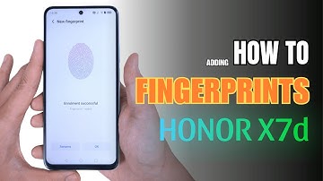How to enable Fingerprints on Honor X7d