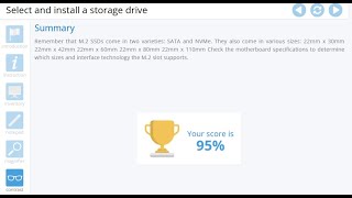 Celebrity Advanced Hardware Lab 5-1: Select and Install a Storage Drive Wealth