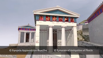 The Treasury of the Athenians, Delphi - 3D reconstruction