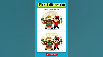Only 1% Can Do This! 🌟 Find the 3 Differences (Ultimate Test)