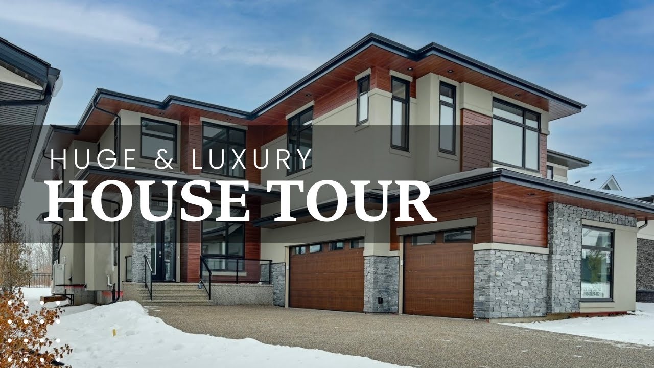 Experience Modern LUXURY in Edmonton, Alberta | Magrath Heights | Backing On Ravine | $1,  998,  800