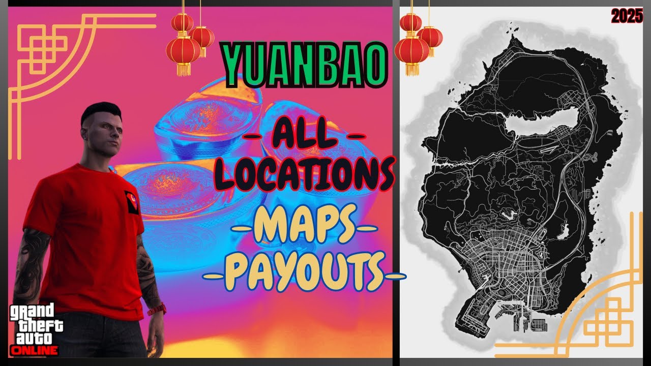 GTA Online Yuanbao ALL LOCATIONS MAPS PAYOUT Scavenger Hunt 2025 