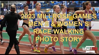 2023 Millrose Games Men's & Women's Race Walking Photo Story