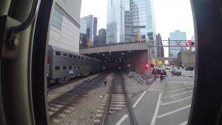 METRA Milwaukee West Line: Western Ave to Union Station - No Waiting (GoPro)