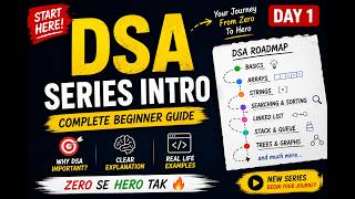 DSA Kya Hai? Complete Beginner Guide in Hindi | Day 1 🚀