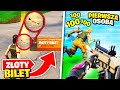 ZŁOTY BILET i PIERWSZA OSOBA w Fortnite SEZON 7 *mega glitch*