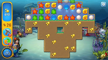 Fishdom level 36 Gameplay (iOS Android)