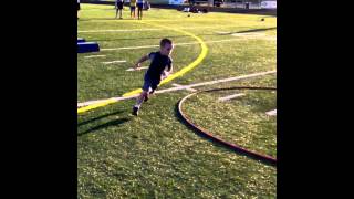 Cody doing the obstacle course. #Football. screenshot 2