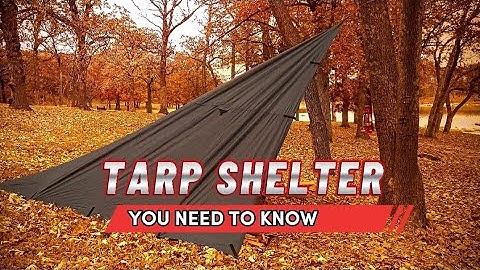 ONE SHELTER YOU NEED TO KNOW (FULL VERSION) Plow point tarp shelter. Easy set up. Essential to know.