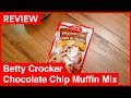 Betty crocker chocolate muffin mix review  parithis yumbytes