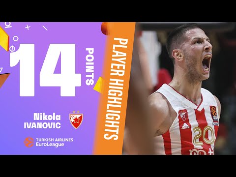 Nikola Ivanovic vs ASVEL | Player Highligths | Turkish Airlines EuroLeague