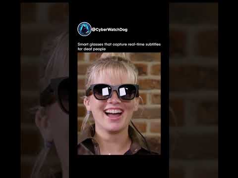 Smart Glasses with AI: Empowering the Deaf with Instant Subtitles #ai #ainews #tech #Technology