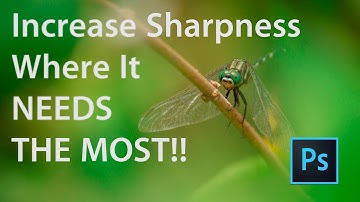 INCREASE SHARPNESS WHERE IT NEEDS MOST!! Sharpen Image With MASK SLIDER Using ADOBE CAMERA RAW