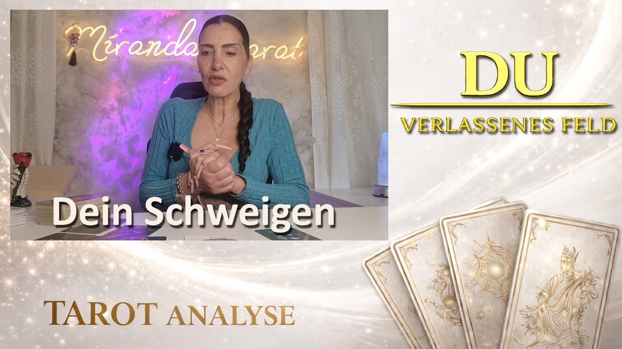 Seit Du still bist, zerfällt etwas im anderen Feld ! 