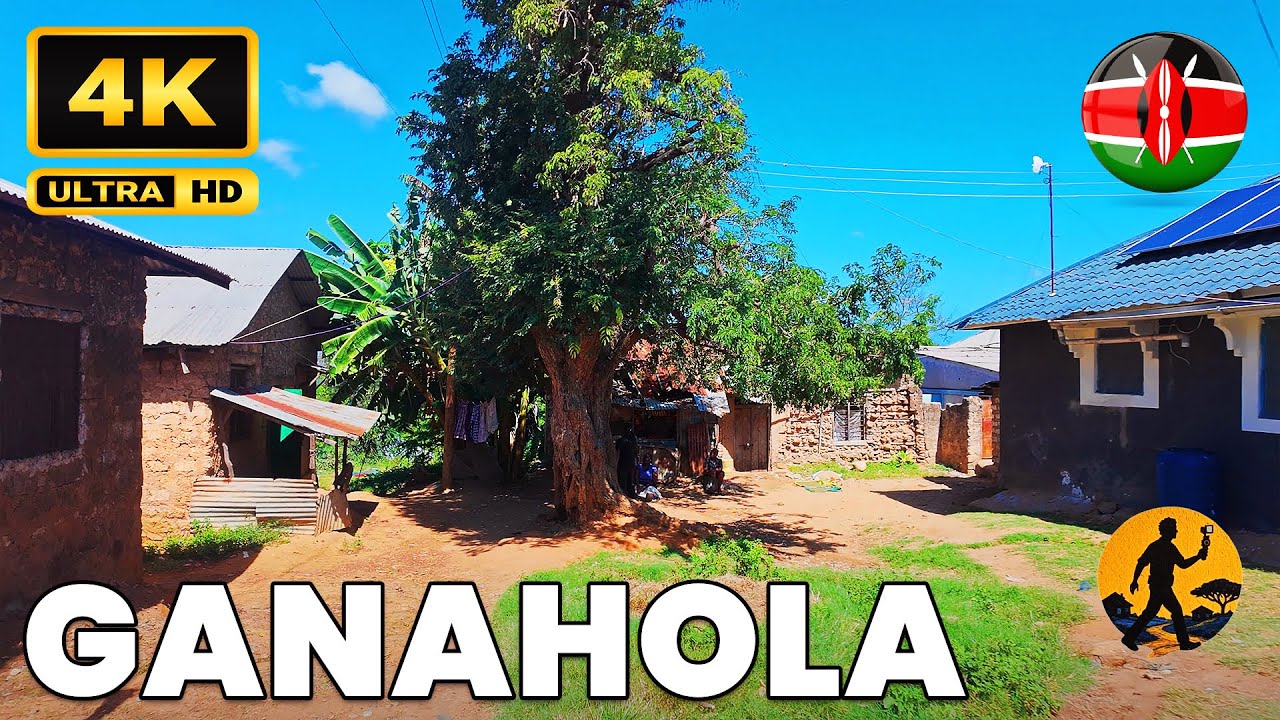 Ganahola, Mikindani Mombasa 🇰🇪 | Real Streets & Mangrove Views | 4K Walking Tour Kenya