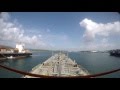 Torm Oil Tanker at Panama Canal Timelapse