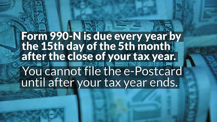 Form 990-N - Filing Requirement for Small Exempt Organizations