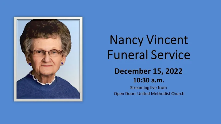Nancy Vincent Funeral Service