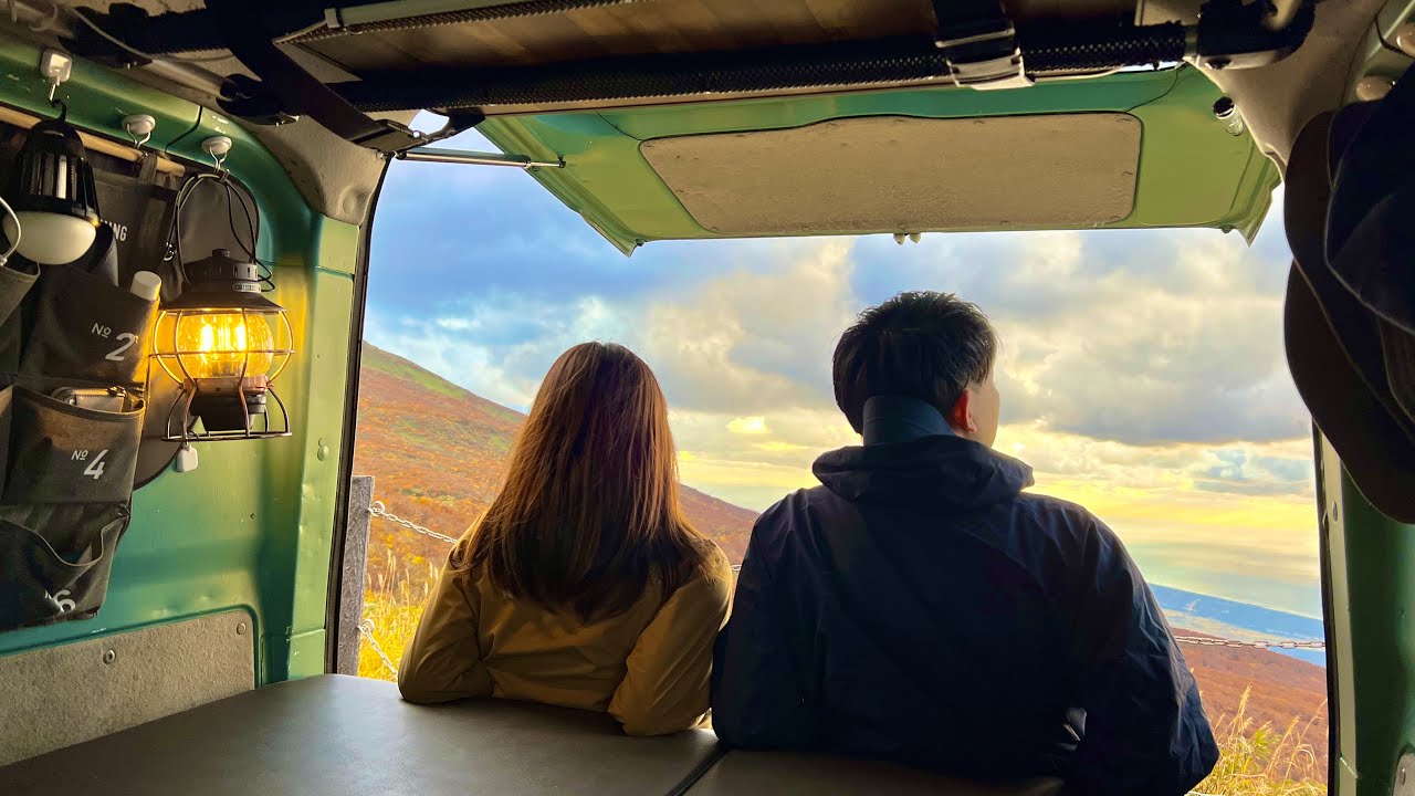 минивэн жизнь | Акита, Япония | секретное место и прекрасный вид