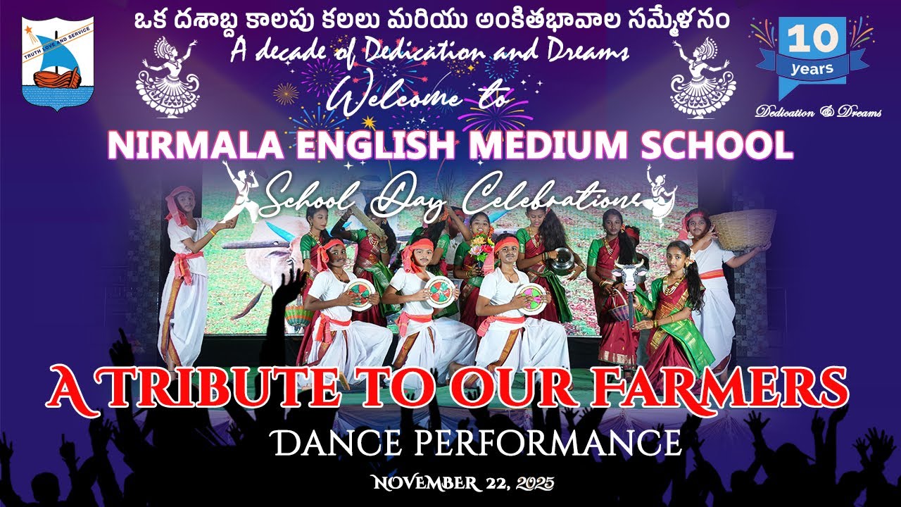Tribute to our Farmers - Dance Performance by Nirmala School Children ...