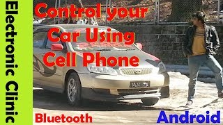 Unlock Car doors with Phone App, Start engine, Ac control using Arduino and Bluetooth module screenshot 3