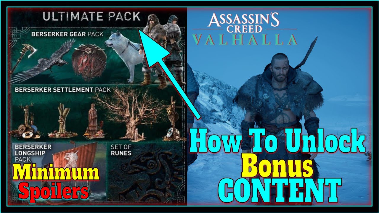 Content of the Ultimate Pack for Assassin's Creed Valhalla