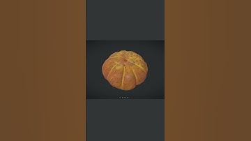 🍞 Medieval Bread – Low Poly PBR 3D Model #shorts