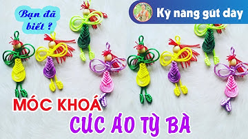 Hướng dẫn móc khoá cúc áo tỳ bà | Rope Knot Instructions|