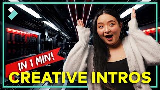 How to Create Creative Intros with Filmora's Templates in 1 Minute! | Editing Tips