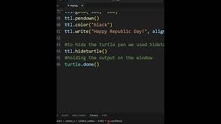 Happy Republic Day - Making an Indian Flag using Turtle in Python Characteristics of turtle graphics