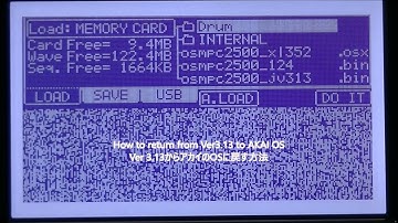 How to Install JJ OS (free Ver.3.13). MPC2500
