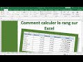 Calculer le rang sur excel avec le format 1erre 2me