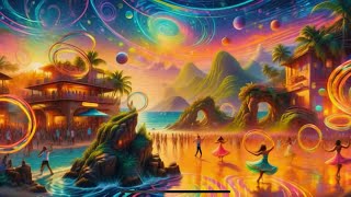 [4K Psychedelic Visuals] Live in the Moment: Summer Psychedelic Visuals | Chill & Trippy Vibes