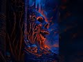 🔥 The Cursed Skull Face 👻 | Terrifying Horror Shorts#shorts
