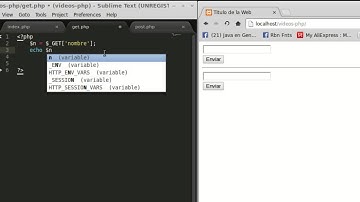09 - PHP variables Super Globales