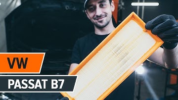 How to change air filter on VW PASSAT B7 Saloon [TUTORIAL AUTODOC]