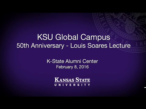 K-State Global Campus 50th Anniversary  Event: Louis Soares