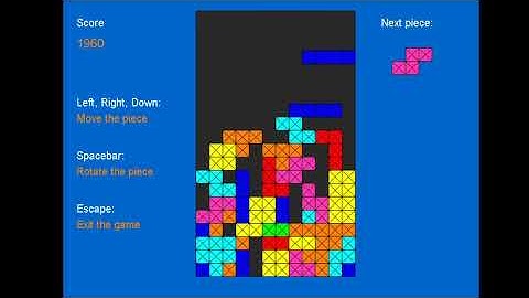 Tetris Clone en Java + Source Code Github