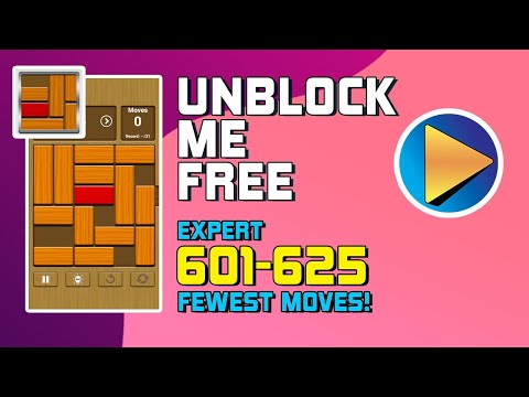 Unblock Me FREE Expert Levels 601 to 625 Walkthrough [100% Perfect!]