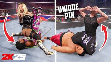 60 Unique Pin Animations You Need To See in WWE 2K25