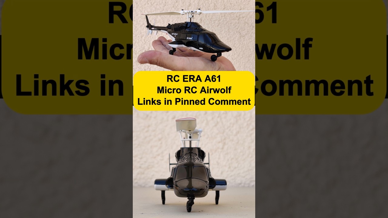 A Decent Mini Bell 222 RC Airwolf on a Budget #shorts - YouTube