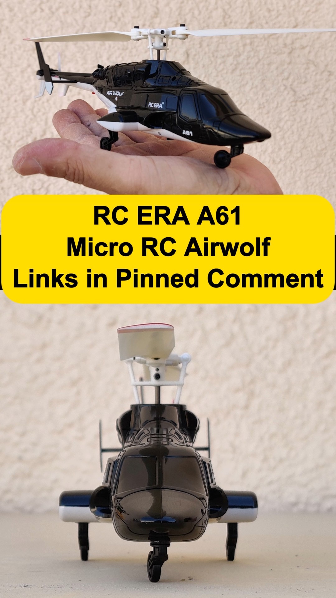 A Decent Mini Bell 222 RC Airwolf on a Budget #shorts - YouTube